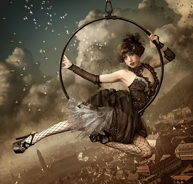 Alk Circus Artist aerial dance performance