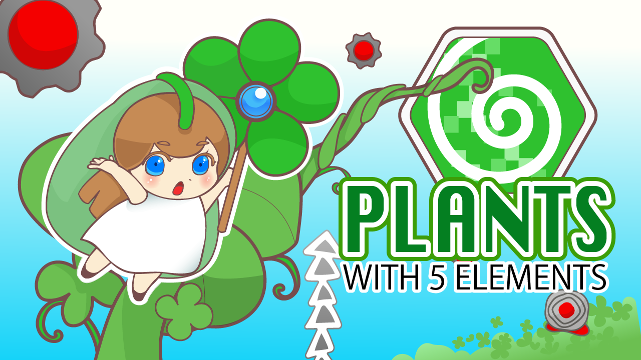 Plants with 5 elements key art
